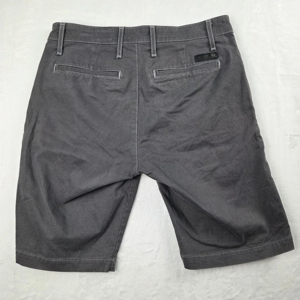 AG Shorts Men 29R Gray Griffin Chino Flat Front Excellent